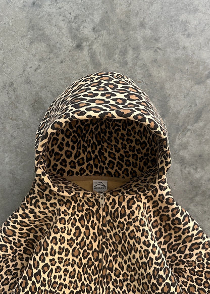 Akimbo Cheetah Hoodie - Zip-Up